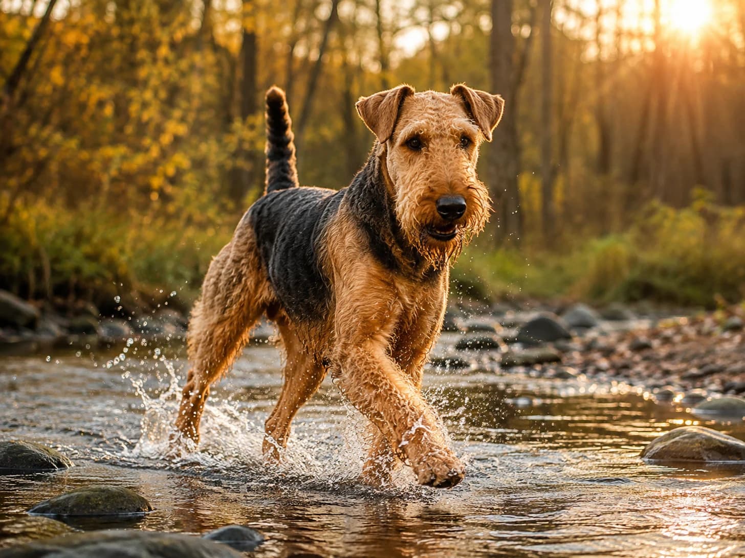 Barnaby crossed the creek four times before I got this, and would like to go again.