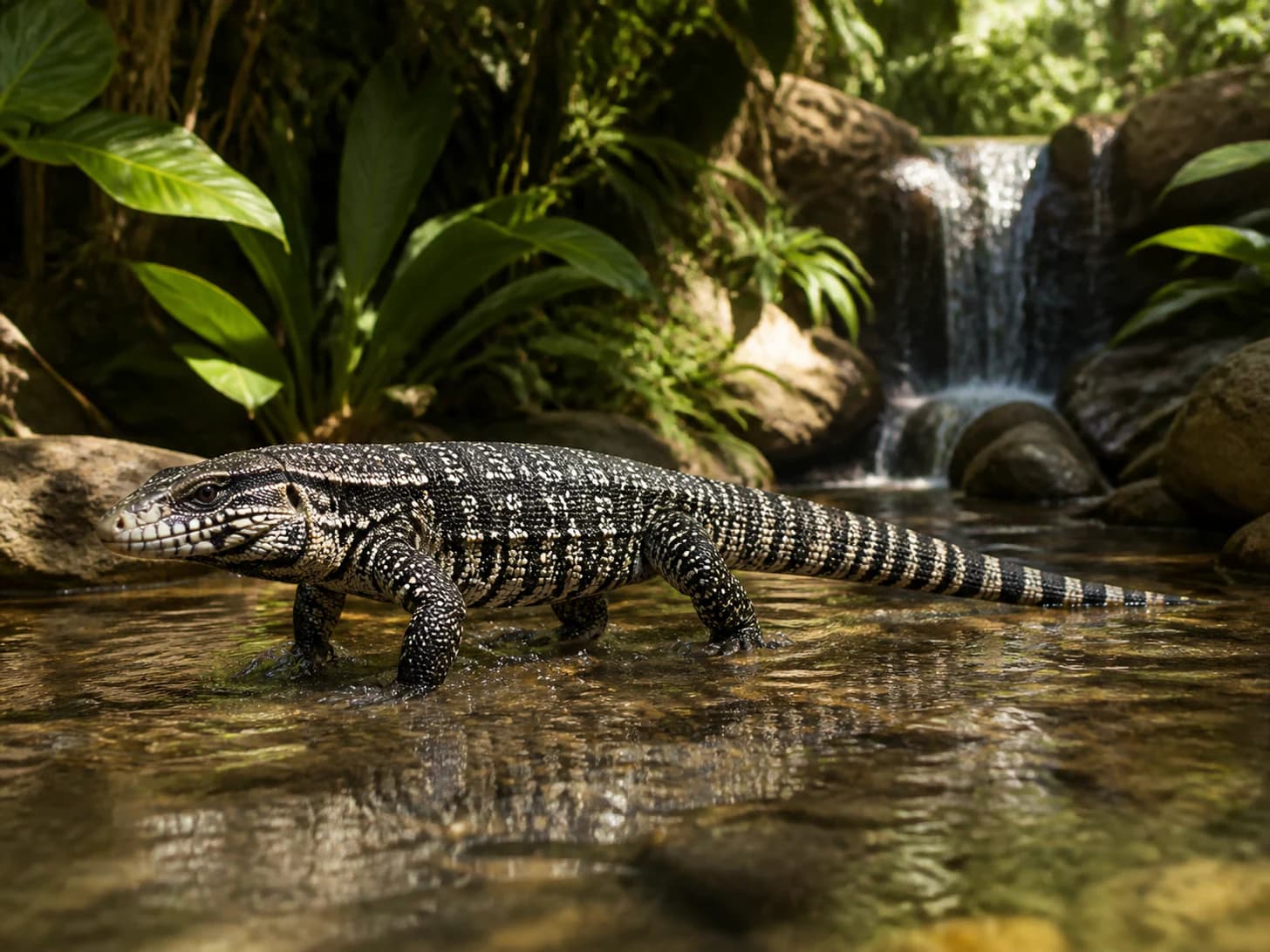 Diego walks the length of the stream every afternoon, entirely for the look of the thing.