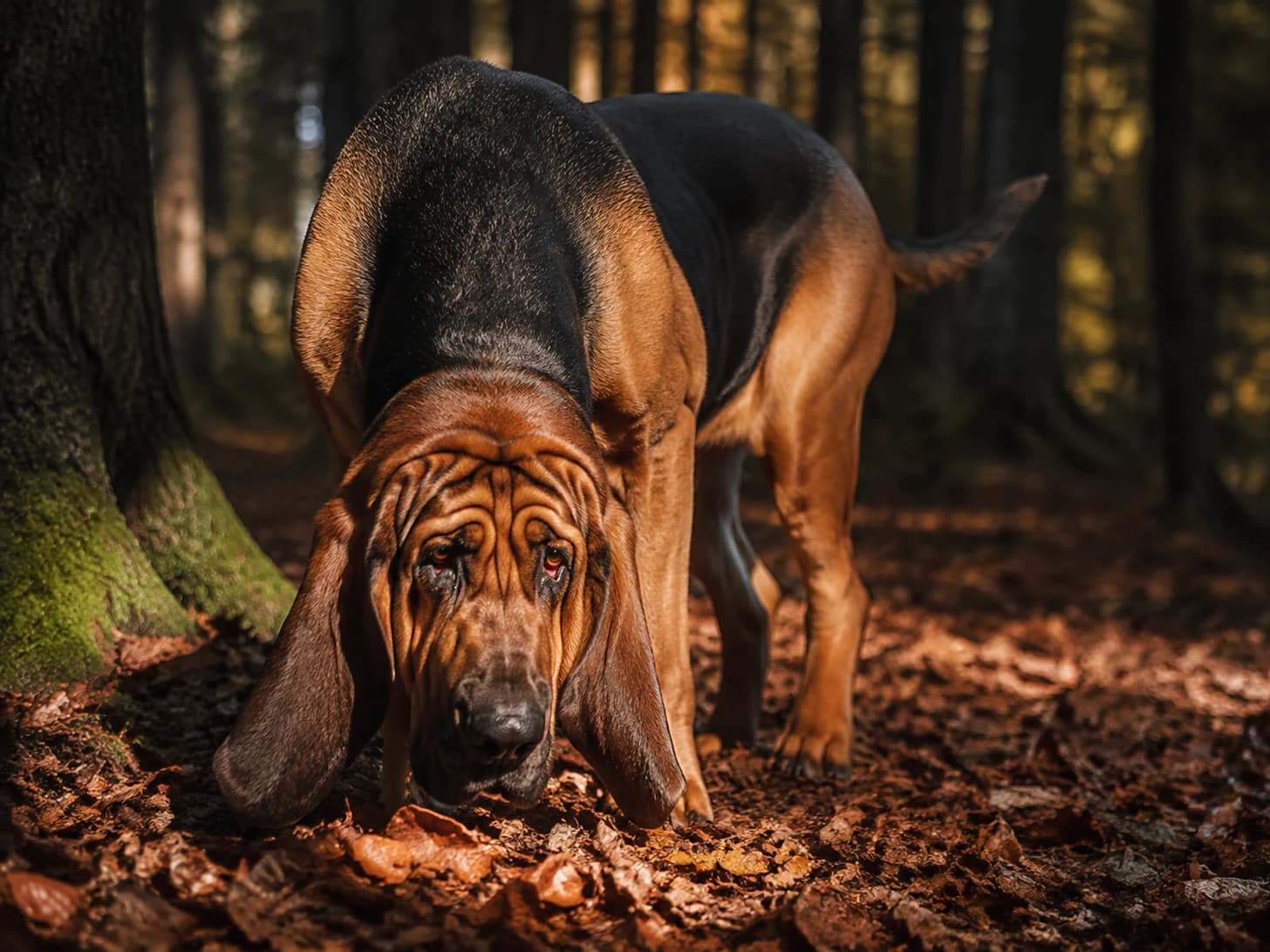 Gus found something by the beech tree this morning and we did not see him again until noon.