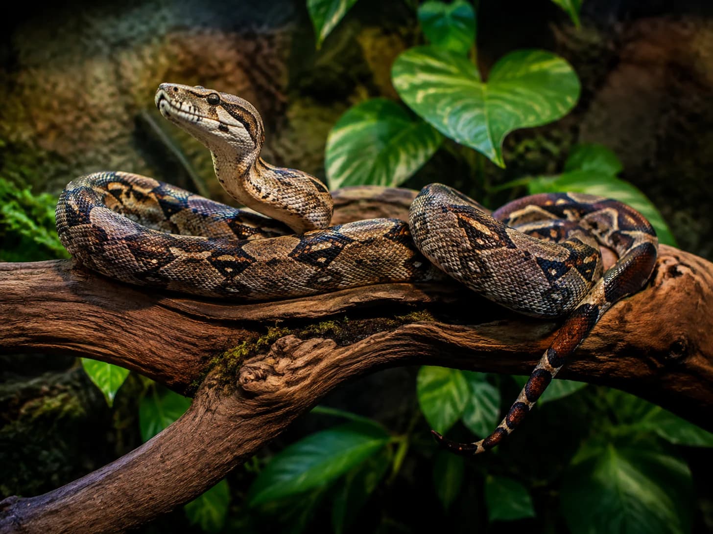 Solomon arranges himself along the branch each morning and considers that the day's work done.