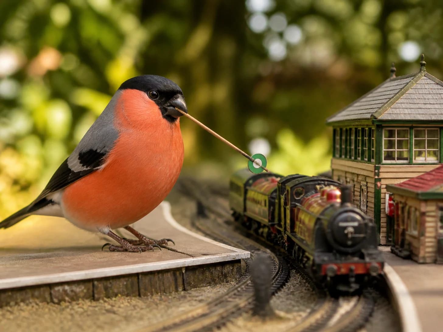 Cobweb 11 was promoted to train dispatcher handling one tiny late train; unfortunately, a clockwork train misses the platform.