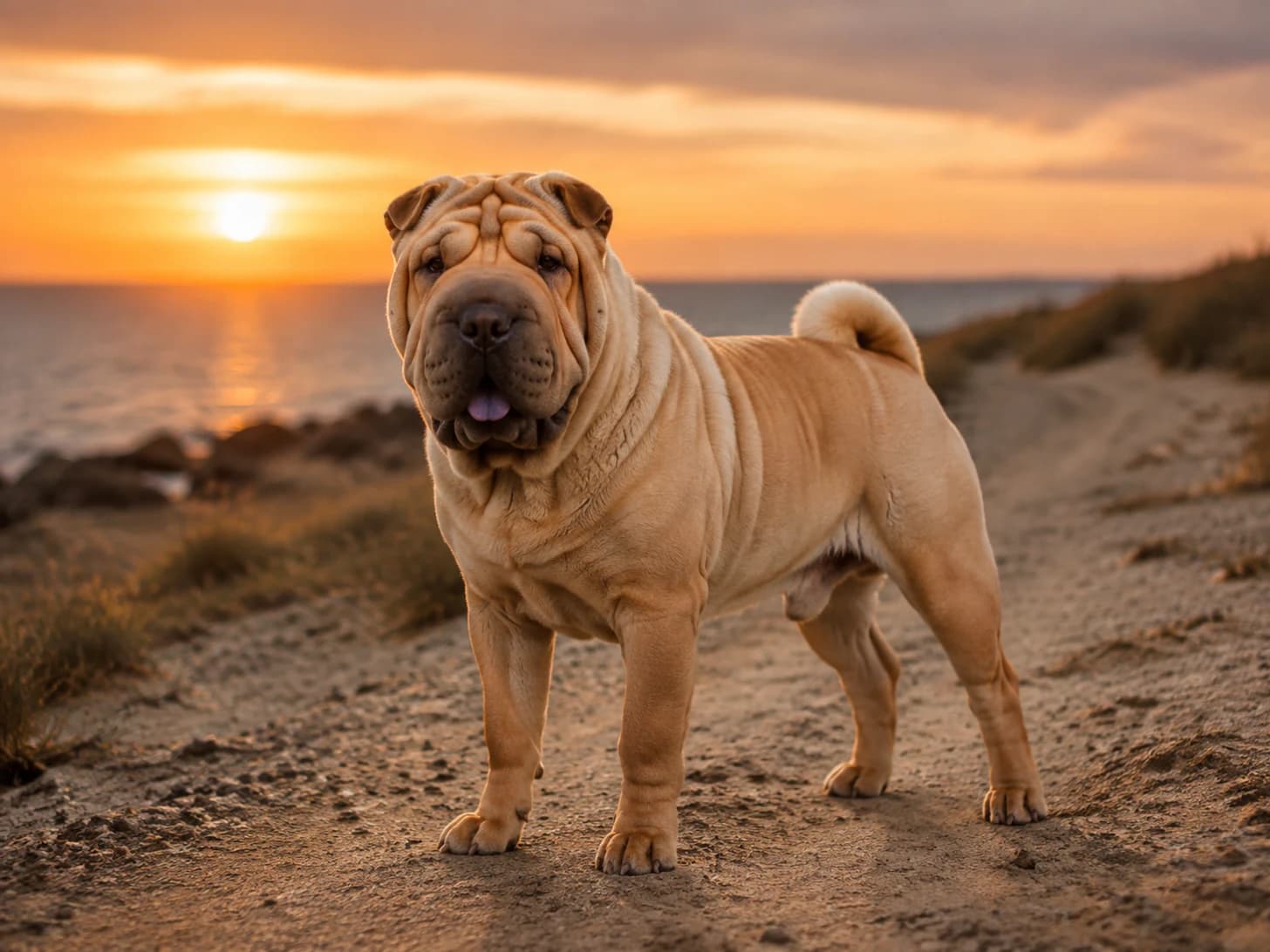 Bao walks the cliff path every evening and stops at exactly the same spot for the view.
