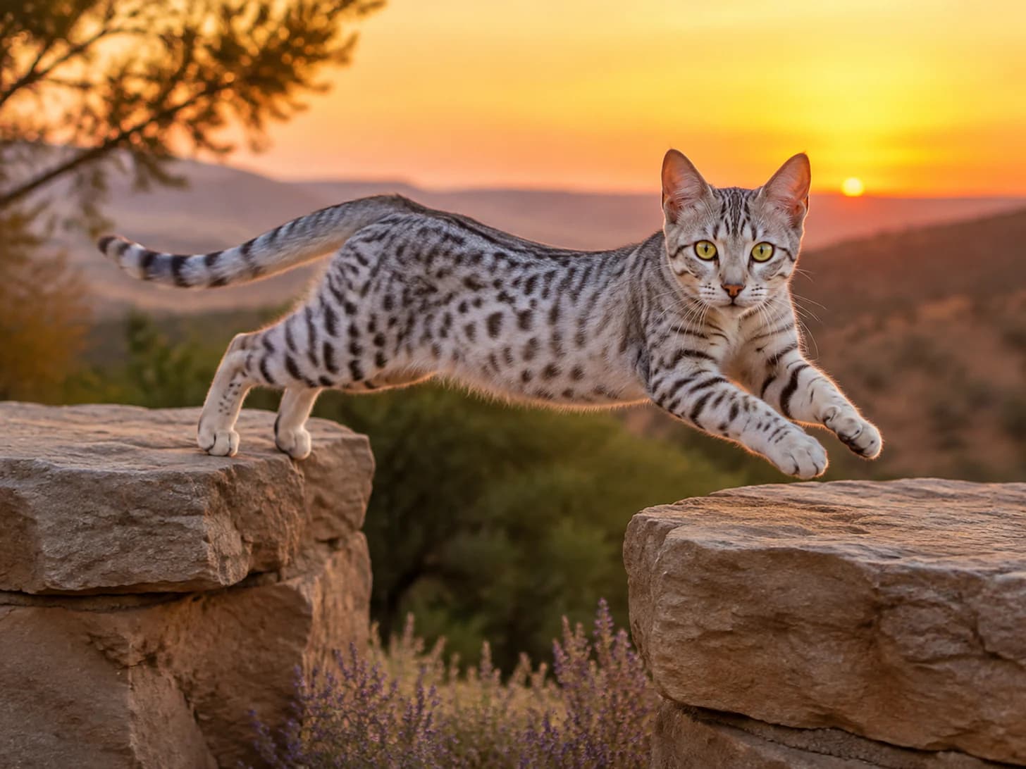 Isis clears the gap between the rocks every evening and pretends it is nothing at all.