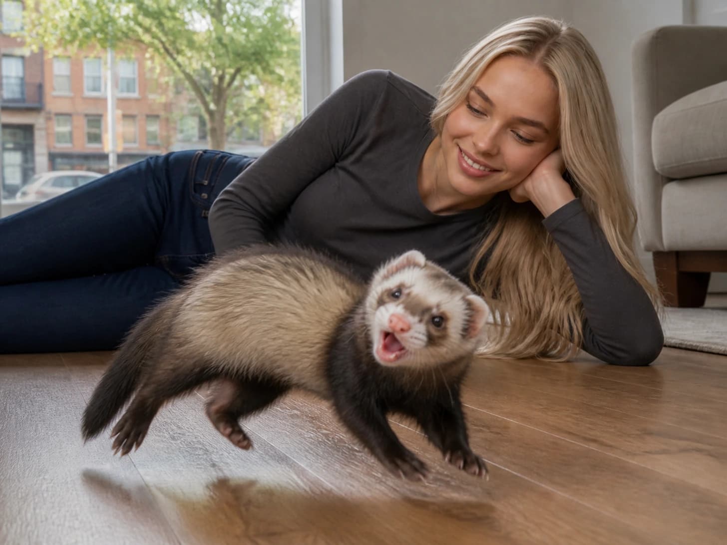 Kasha heard the treat bag from two rooms away.