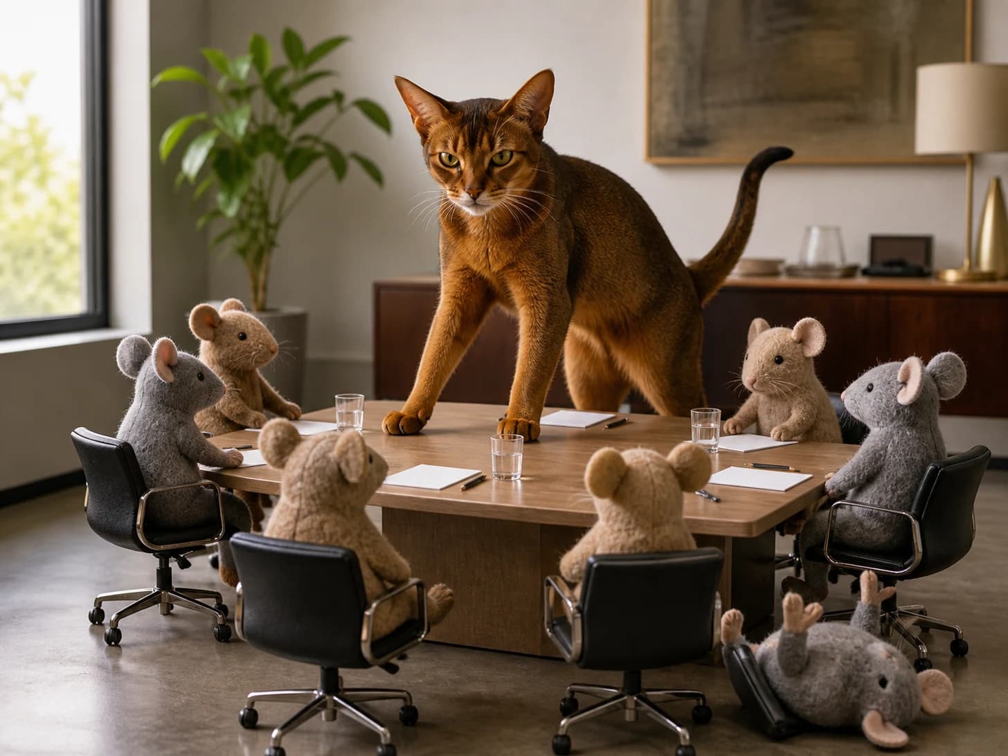 Nutmeg called this meeting and is disappointed by the lack of preparation.