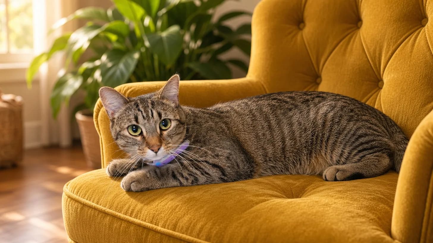 Anna, a domestic shorthair