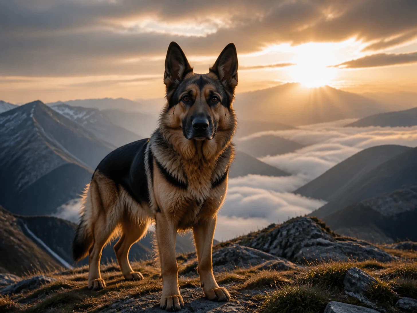 Rex found the one rock above the cloud and stood on it until the sun came up.
