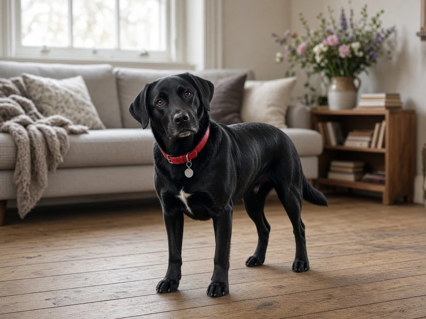 Winnie, a labrador retriever