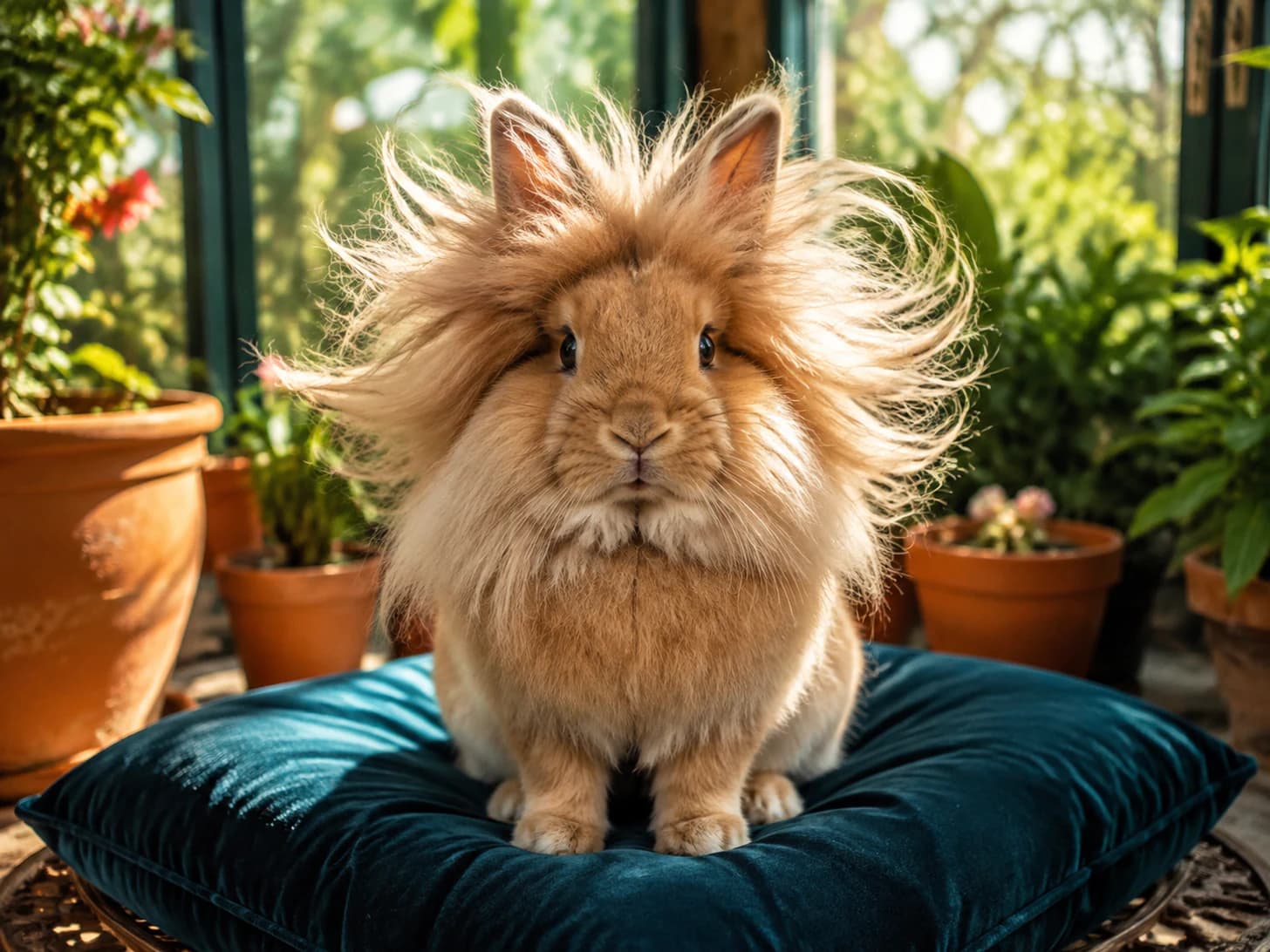 Simba has been brushed. You genuinely cannot tell.